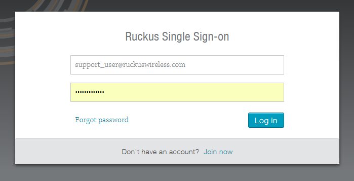 Ruckus Login