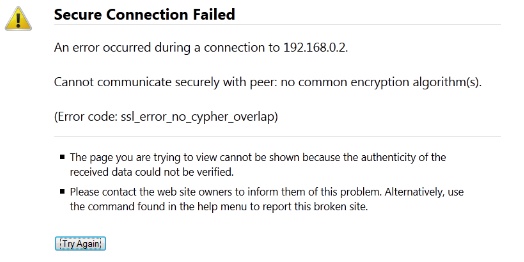 secure connection failed error after 9.5 upgrade from 9.4.0